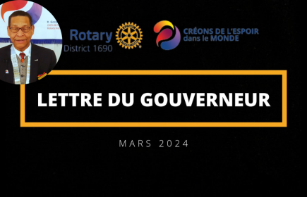 la lettre du Gouverneur mars 2024